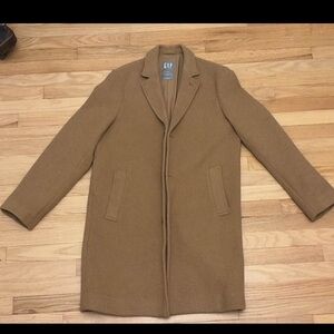 GAP Camel Wool Overcoat | Men's Tall | Italian Fabric